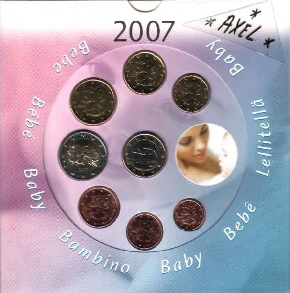 (afbeelding voor) Baby set Finland 2007 BU uitgave De Ruiter